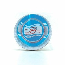 25 plates White Disposable Paper Plates 7'' perfect for BBQ, parties, Outdoor