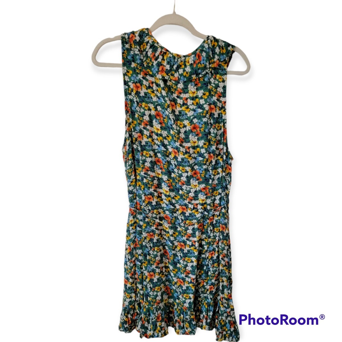 Forever 21 Plus Green Floral Print Wrap Dress Size 3 XL | eBay
