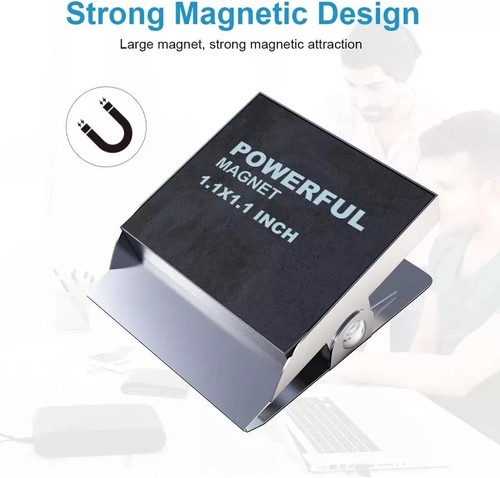6 Pack Magnetic Clips Stainless Steel Magnetic Clip, Clip Magnets Best for House - Picture 3 of 6