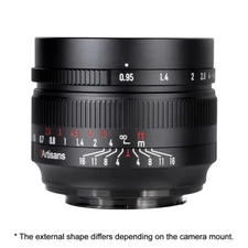 7Artisans 50mm F0.95 for Canon EF-M mount camera (EOS M) =Black=