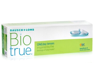 Bausch + Lomb Biotrue ONEday sphärische Tageslinsen 30 Stück pro Packung NEU!