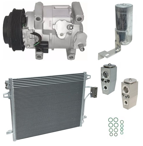 RYC Reman AC Compressor Kit With Condenser E033A Fits Grand Caravan 3.6L V6 2016