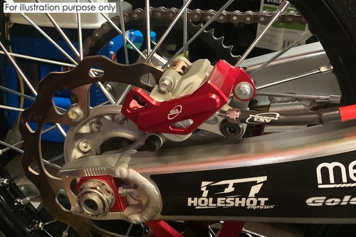 AS3 REAR BRAKE CALIPER GUARD for HONDA CR 125 250 02-08 CRF 250 450 2002-2021 - Picture 4 of 7