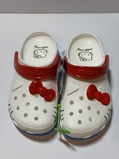 Crocs x Hello Kitty 50 Ann Classic Clog Women's Size 9 New In Bag 209438-100