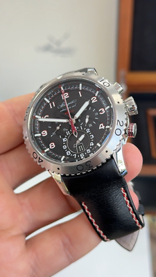 Breguet Type XX - XXI - XXII Flyback Chronograph Black Dial 44MM