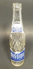 vintage ACL Soda POP Bottle:  MISSION of MT. VERNON, OH - 10  OZ BOTTLE