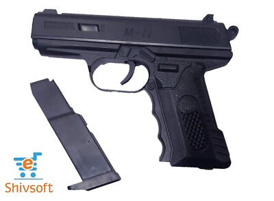 Realistic Toy Gun M11 Shivsoft Blaster with Plastic Ammo Kids Gift