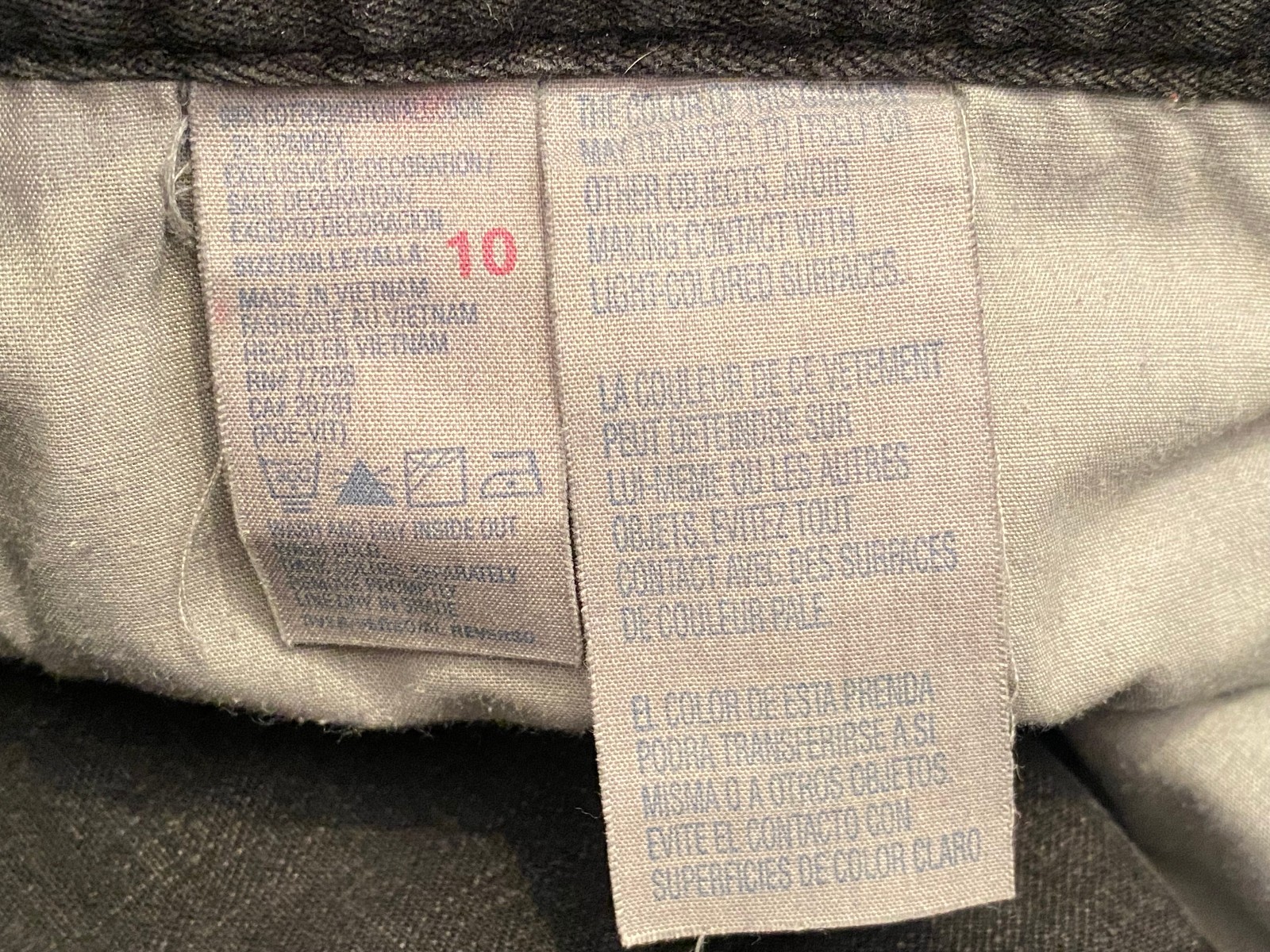 Vintage 2004 Tommy Hilfiger Womens Black Wash POE-VIT Hipster Boot Jeans Size 10 thumbnail 19