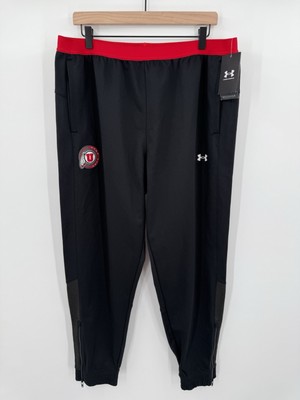 NEW Under Armour University of Utah Utes Player Issued Pants Black Women s XL