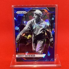 2025 Panini Prizm - Christy Mathewson #129 Blue Ice Prizm 