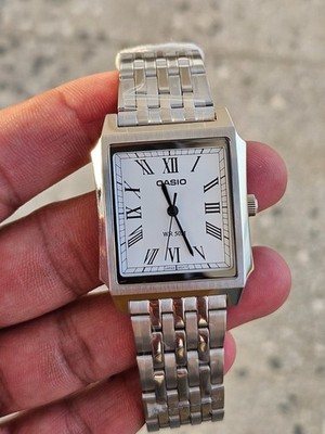 Casio MTP-B190D-7BVDF Men's Watch Square Case Roman Dial WR50M