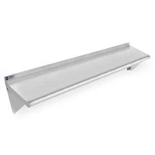 OPEN BOX - Stainless Steel Commercial Kitchen Wall Shelf Restaurant - 12" x 48"