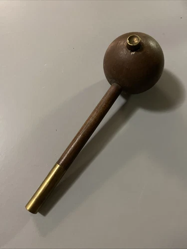 Vintage Muzzleloader Ball Starter Bullet Starter Hardwood & Brass Hunting