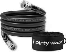 Camper & RV Black Water Hose - No-Kink Design Camper Sewer Hose - RV Accessories