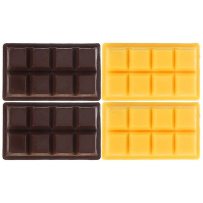  4 Pcs Chocolate Candy Schokoladenrequisiten Parteiprop Schokoladendekorationen