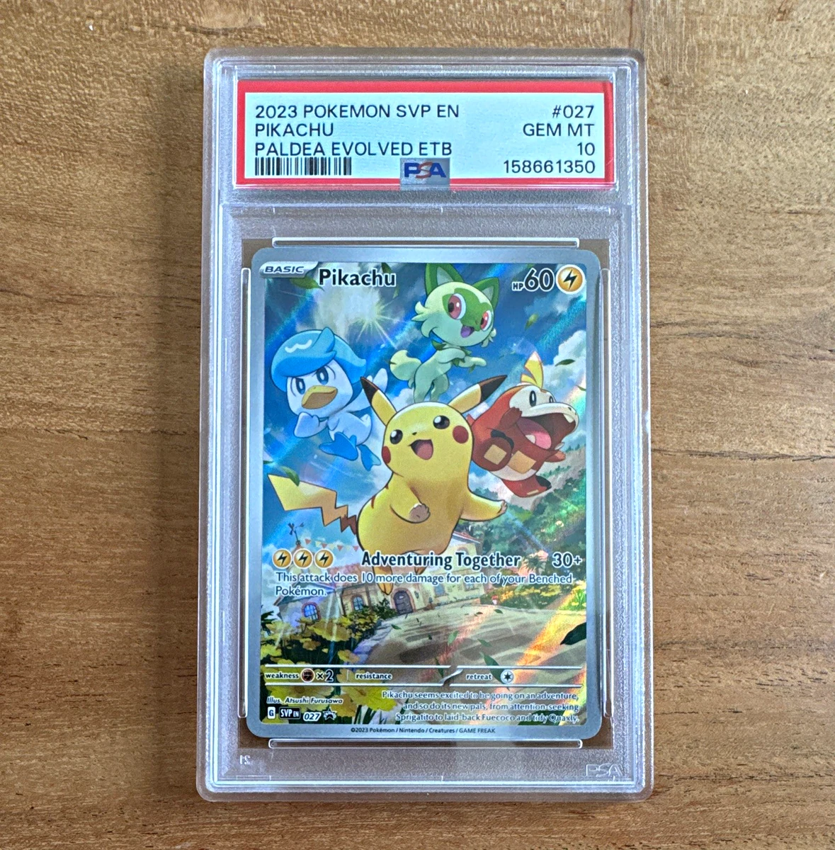 Pikachu Pokémon TCG Professional Sports Authenticator (PSA) Grade