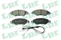 LPR Bremsbelagsatz Scheibenbremse 05P792 FüR CitroËN C5 2 1 16V DC6FZB DC6FZE