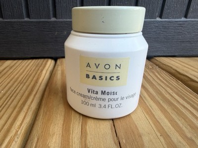 Avon Basics VITA MOIST Face Cream 6.7 oz New Old Stock 1999 Vintage