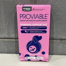 Proviable Digestive Health Supplement Diarrhea Support Kit, 30mL Paste 10 Caps