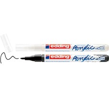 edding 5500 Acrylic Acrylmarker Schwarz/Weiß...