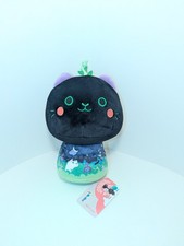 MeWaii Mushroom Family Devil Mint Kitten Kawaii Plush Pillow Squish Toy 8"