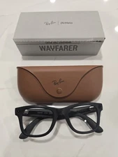  Ray-Ban Meta Wayfarer (Gen 1), F Matte Black, L Transitions Sapphire - Used