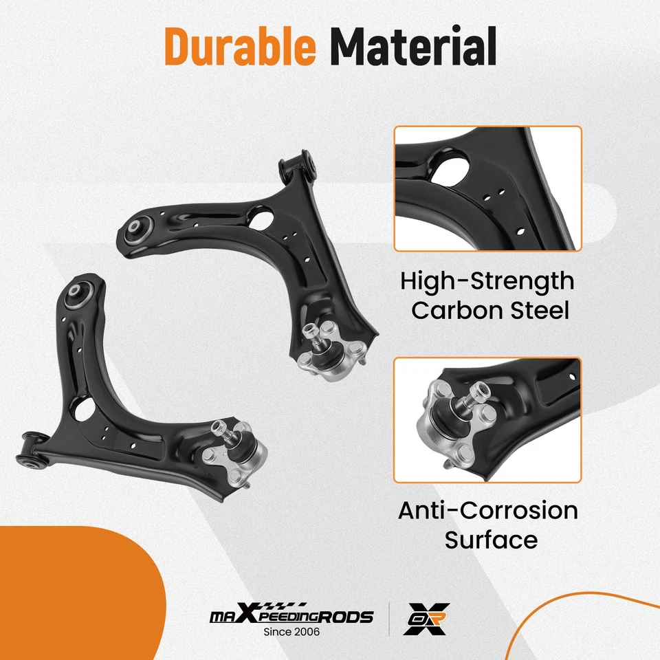 Brazos de control inferiores delanteros tracción delantera con rótula para Volkswagen Passat Beetle 2012-2021 Foto 4 de 4