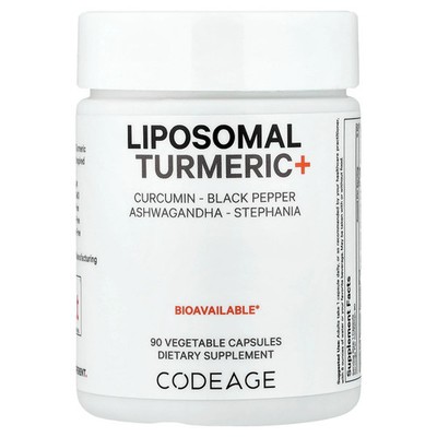 Liposomal Turmeric+, 90 Vegetable Capsules