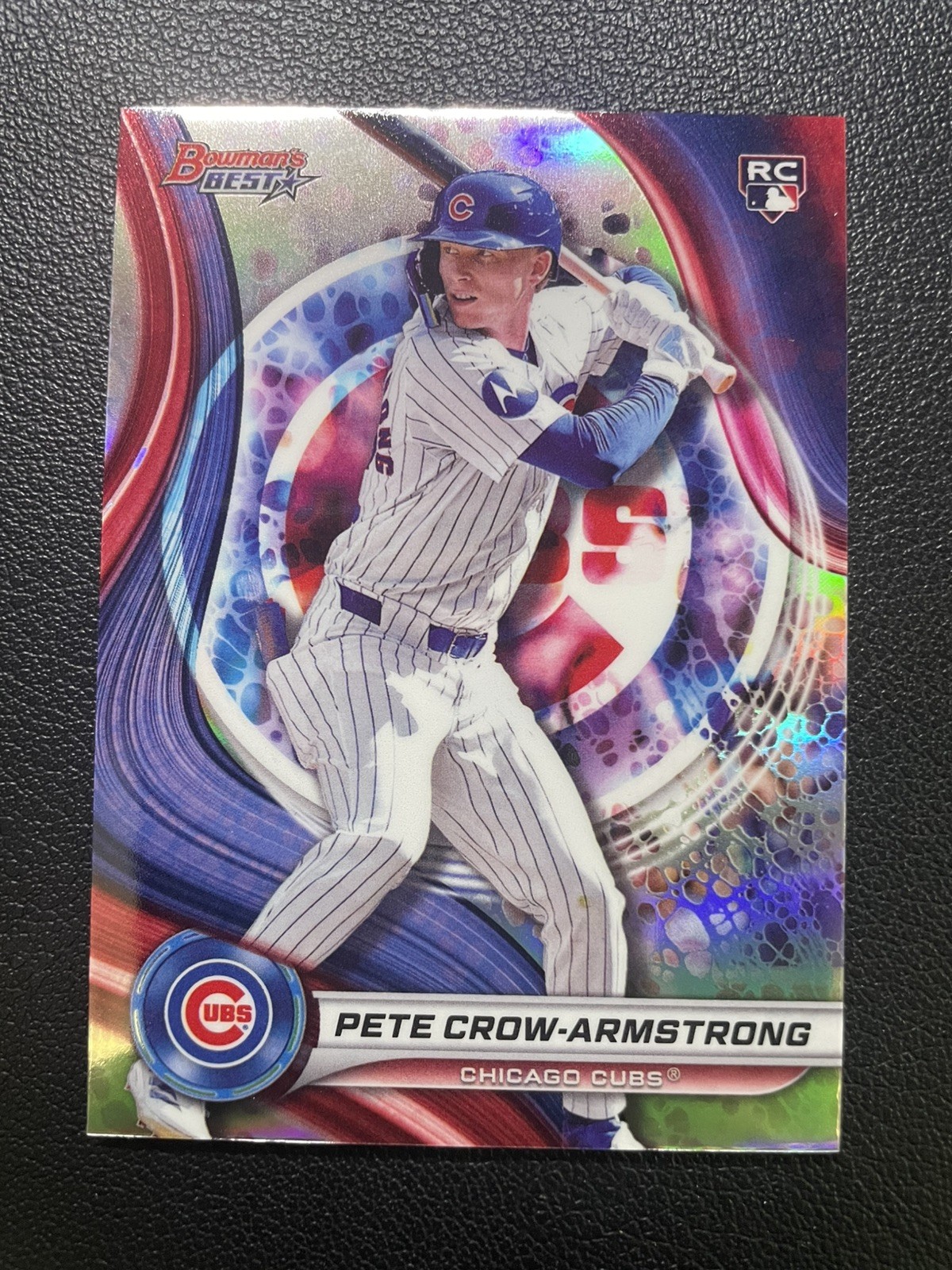 2024 Bowman's Best Pete Crow-Armstrong RC Refractor Rookie #17 - Chicago Cubs