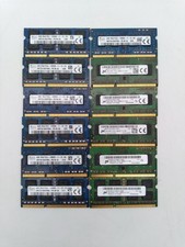 Lot of 12 - 4GB Micron  SK Hynix DDR3 Laptop Ram - Mixed Timings