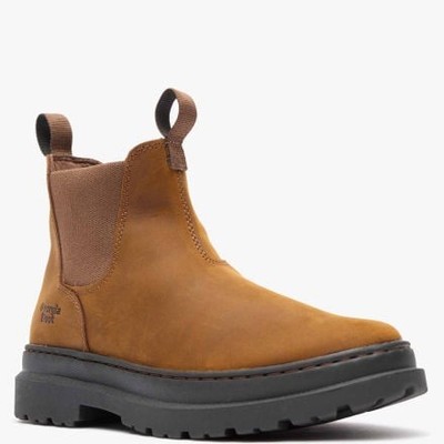 GEORGIA BOOT Men's 5  Romeo SuperLyte Chelsea Soft Toe Work Boot Brown - GB00706