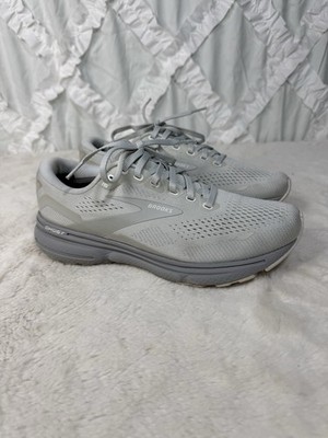 Brooks Ghost 15 Running Shoes Womens Size 8 Gray Athletic Walking Sneakers