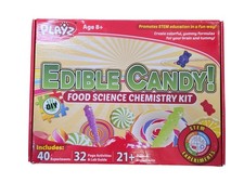 Playz Edible Candy Making Science Kit for Kids Ages 8-12 Years Old - Food NEW