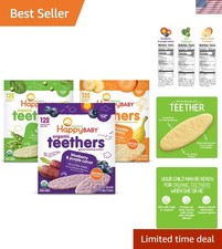 Gentle Teething Wafers for Baby s Gums - Sweet Potato Banana Flavor Variety