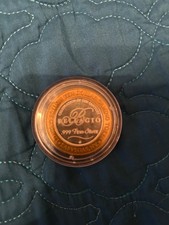 One (1) BELAGIO Limited Edition $10 Gaming Token .999 Silver