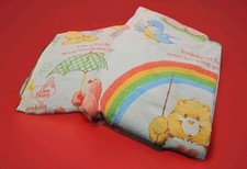 Vintage 1982 Care Bears Twin Sheet Set Friendship, Love a Lot  Good Luck Bright