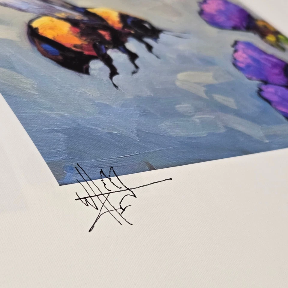 Морской пейзаж облака искусства подписанный холст жикле печать Хокинса небо импрессионизм R13 - Изображение 3 из 4