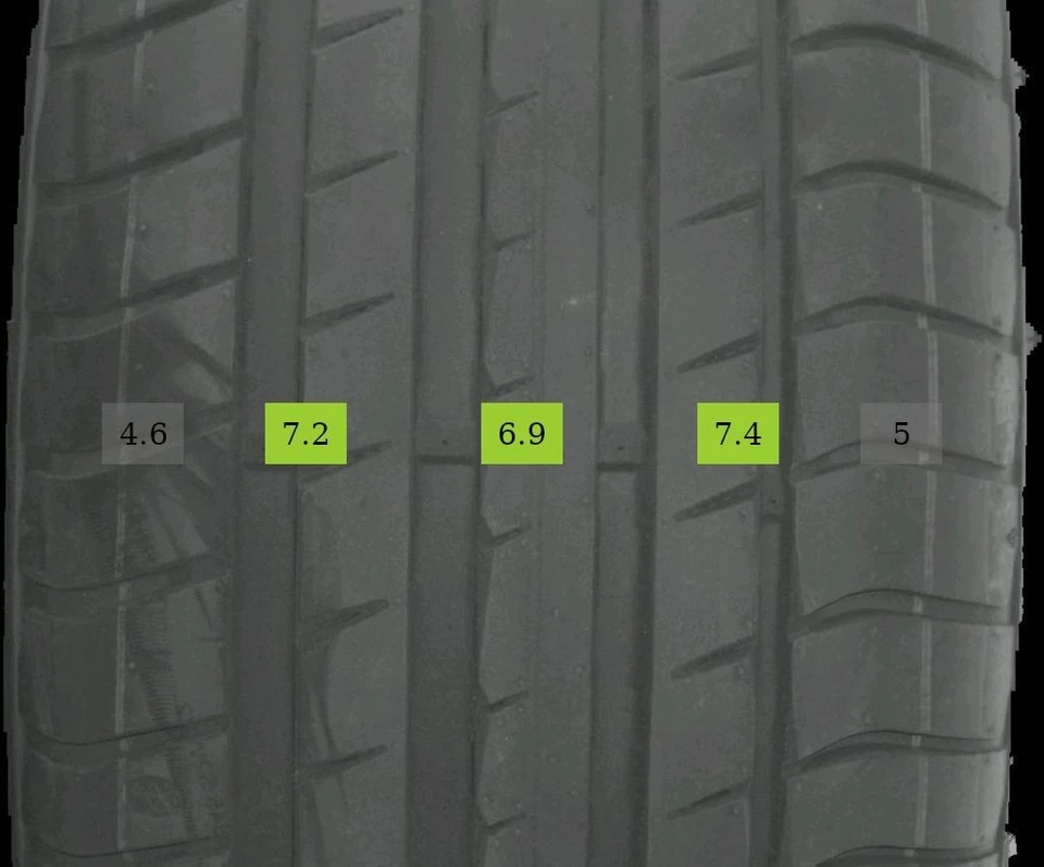 235/45 R20 100Y Sommerreifen Triangle Effex Sport 6-7mm DOT 4624 - 4 REIFEN - Bild 2 von 4