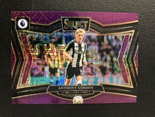 2024-25 Panini Select Premier League #234 Anthony Gordon Purple Mojo United