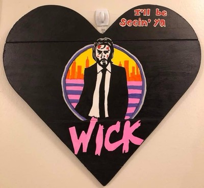 John Wick Painted Heart
