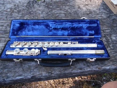 Emerson Sterling Riser & Lip plate, Model 1, Flute ELD Vintage