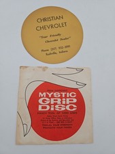 Chevy Chevrolet Dealership Vintage Mystic Grip Disc INDIANA Memorabilia