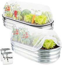 2 Pack Garden Mesh Netting for Raised Beds Pl...