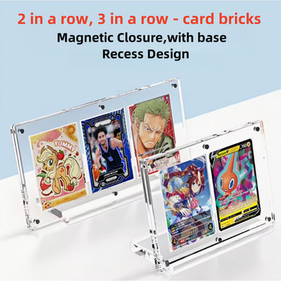 Acryl magnetische Karte Stand - Crystal Clear Halter für Baseball/MTG/TCG-Karten