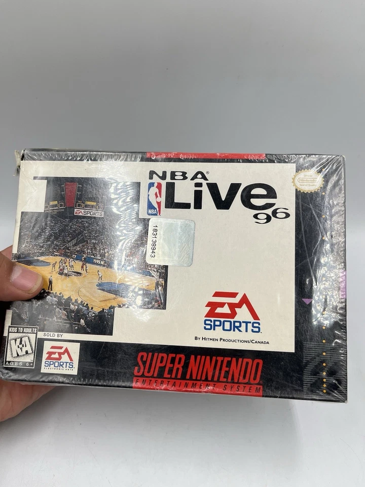Brand New - NBA Live 96’ - Super Nintendo SNES EA - Factory Sealed - Image 3 of 4