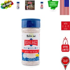 Real Sea Salt - 10 Oz Gluten-Free Shaker with Ancient Mineral Richness