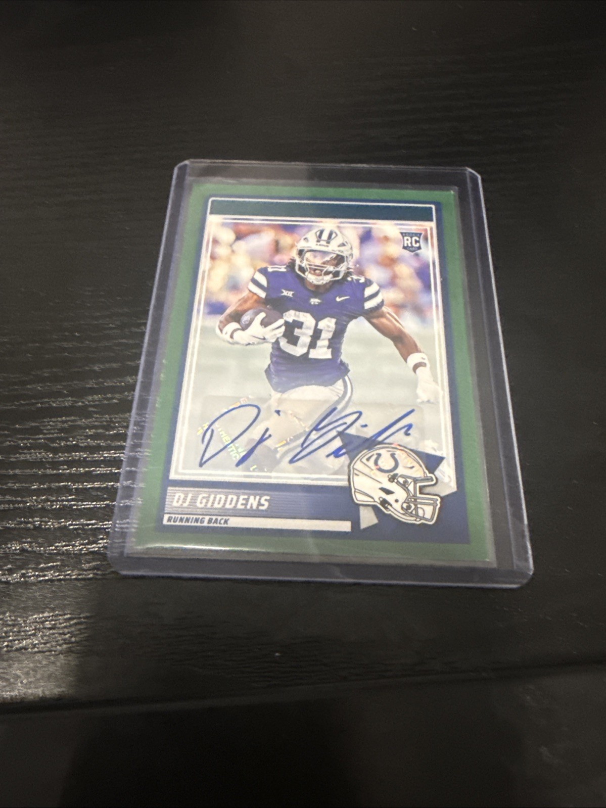 2025 Score - Rookies DJ Giddens #95 Green Signatures (AU, RC)
