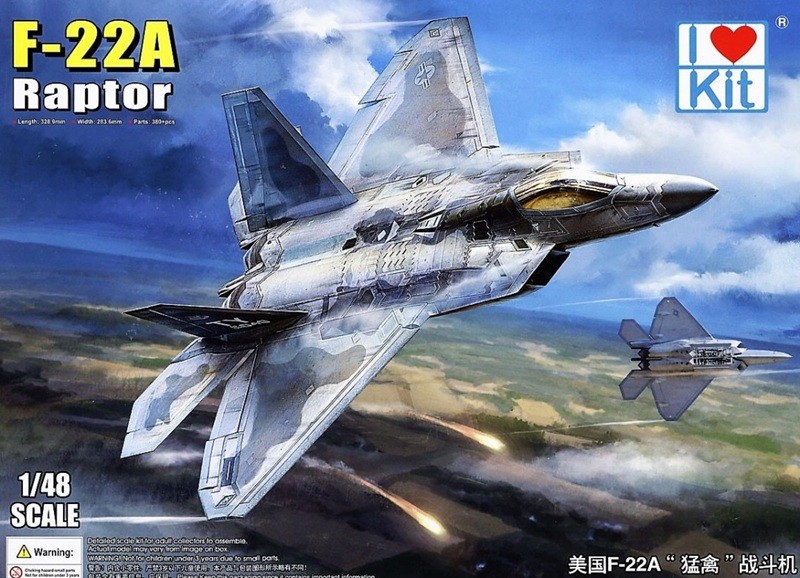 I Love Kit 62801 - 1:48 F-22A Raptor - New