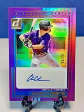 2025 Donruss Charlie Condon Auto  /25 Purple Foil Signature Series COLOR MATCH
