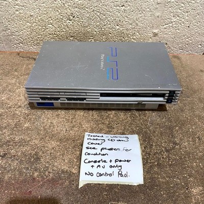 Sony PlayStation 2 PS2 Fat Heimkonsole SCPH-50003 PAL AV Multi Out - Silber